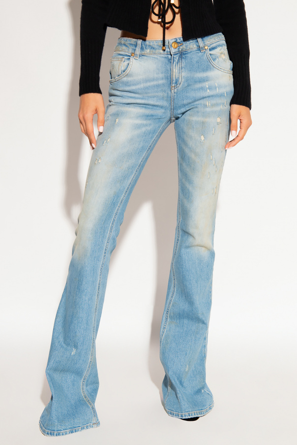【関税込み】Blumarine ブルー シークイン ジーンズ rise jeans Blumarine - Blue Low - SchaferandweinerShops